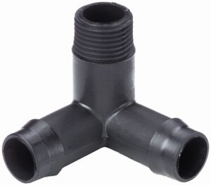 Antelco Poly Side Outlet Elbow 19mm x 15mm M.I.